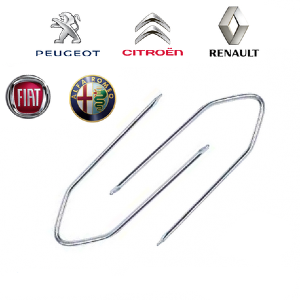 x2 Clés d'extraction autoradio Peugeot, Renault, Opel, Citroën