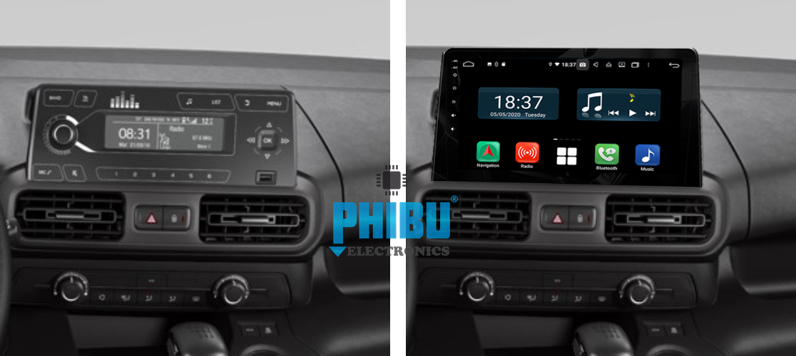 Kit autoradio Android / Peugeot Partner 3 / Rifter
